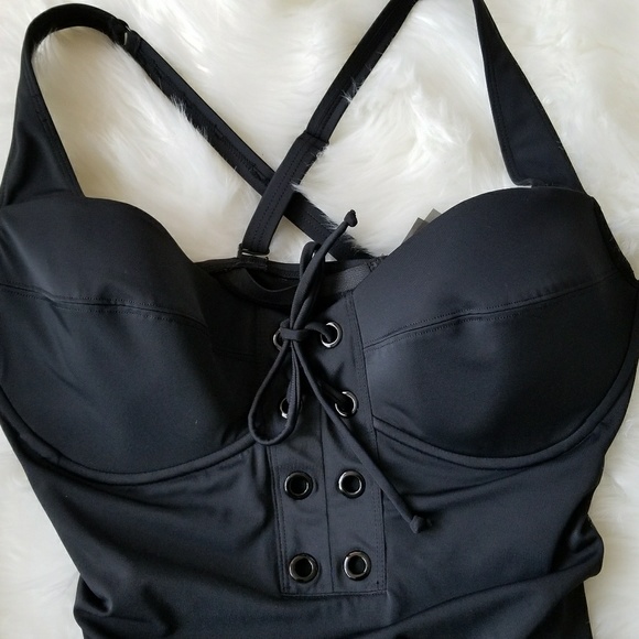 Torrid Other - Torrid One Piece Black Swim Suit